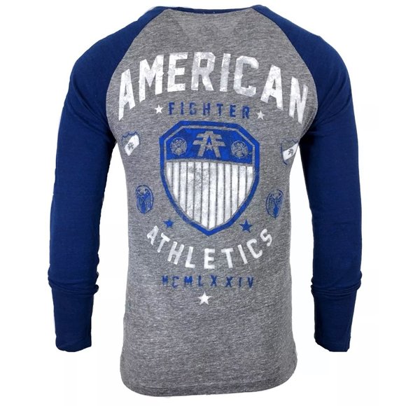 AMERICAN FIGHTER Men's T-Shirt CHESTNUT HILL Long - Picture 2 of 9